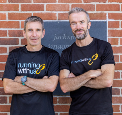 Running with us Nick Anderson and team