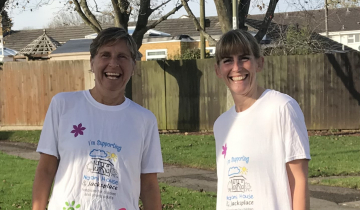 Debbie & Sarah in NH T-Shirts